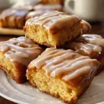 Soft Baked Maple Donut Bars