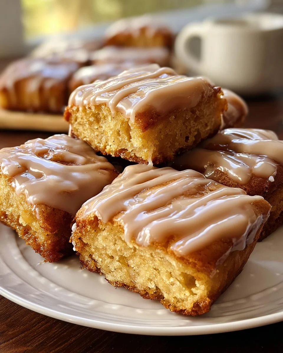 Soft Baked Maple Donut Bars 25 Soft Baked Maple Donut Bars