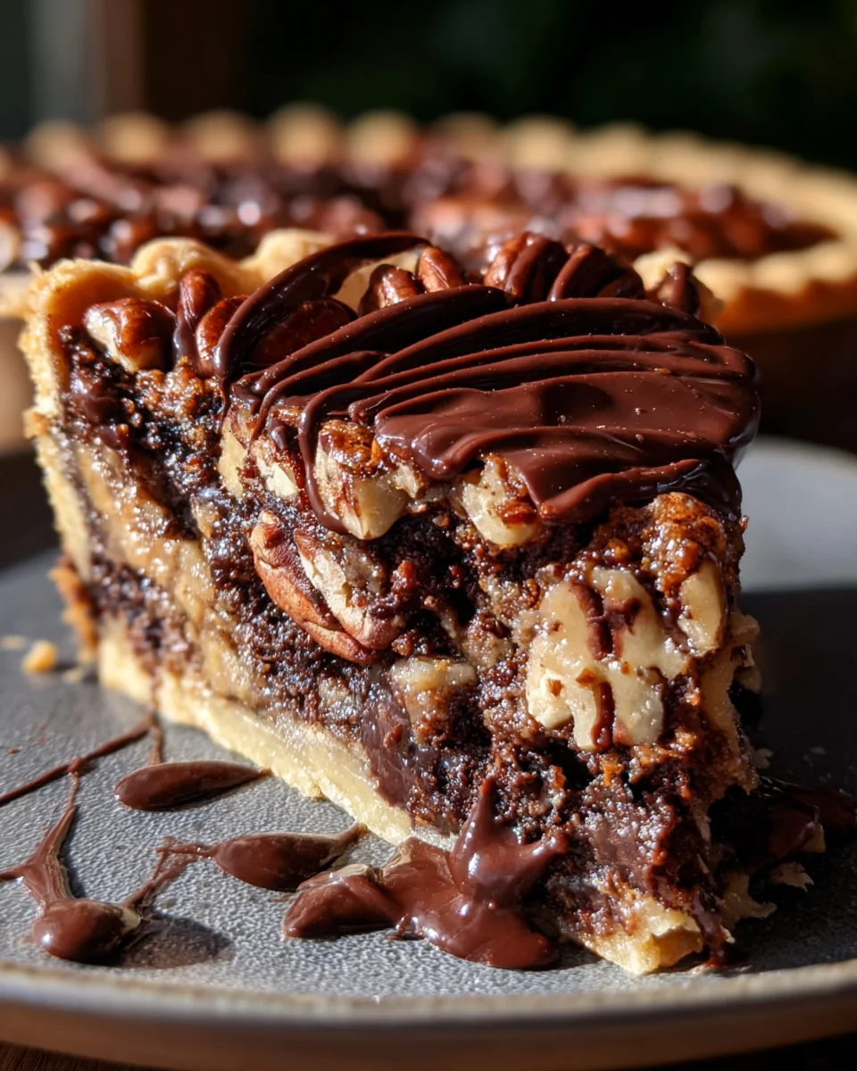 Texas Chocolate Pecan Pie 22 Texas