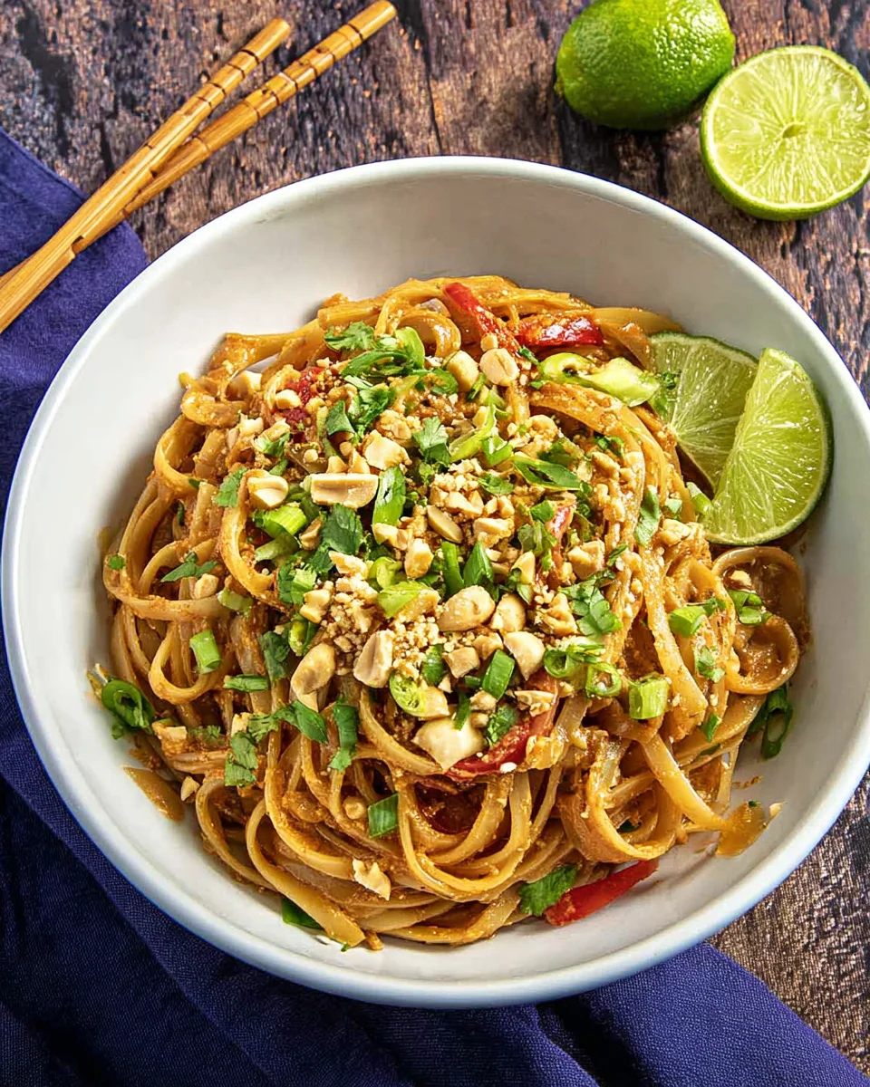 Thai Peanut Noodles Recipe