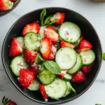 This Cucumber Strawberry Salad
