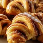 Warm Cinnamon Crescent Twists
