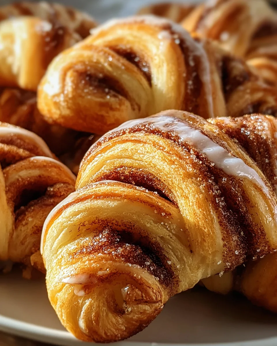 Warm Cinnamon Crescent Twists