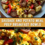 Sausage and Potato Meal Prep Breakfast Bowls 21 Pinterest Hidden Image