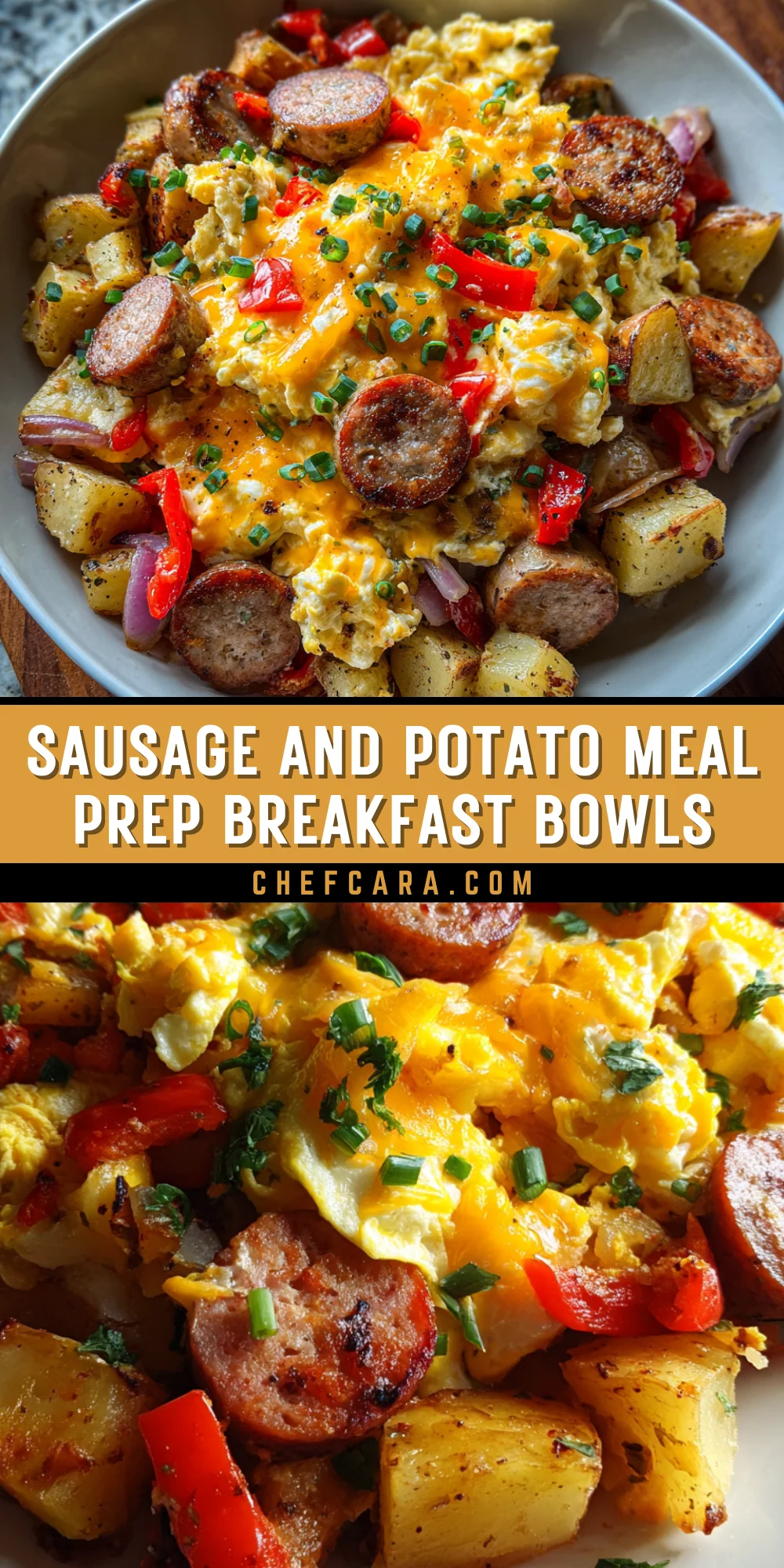 Sausage and Potato Meal Prep Breakfast Bowls 21 Pinterest Hidden Image