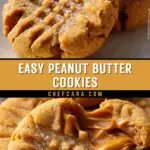 Easy Peanut Butter Cookies 17 Pinterest Hidden Image