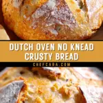 Dutch Oven No Knead Crusty Bread 18 Pinterest Hidden Image