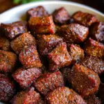 Air Fryer Juicy Steak Bites