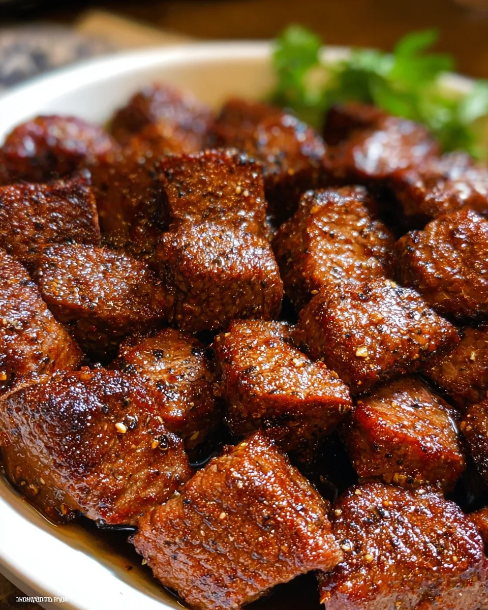 Air Fryer Juicy Steak Bites 17 Air