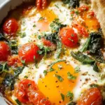 Baked Feta Eggs