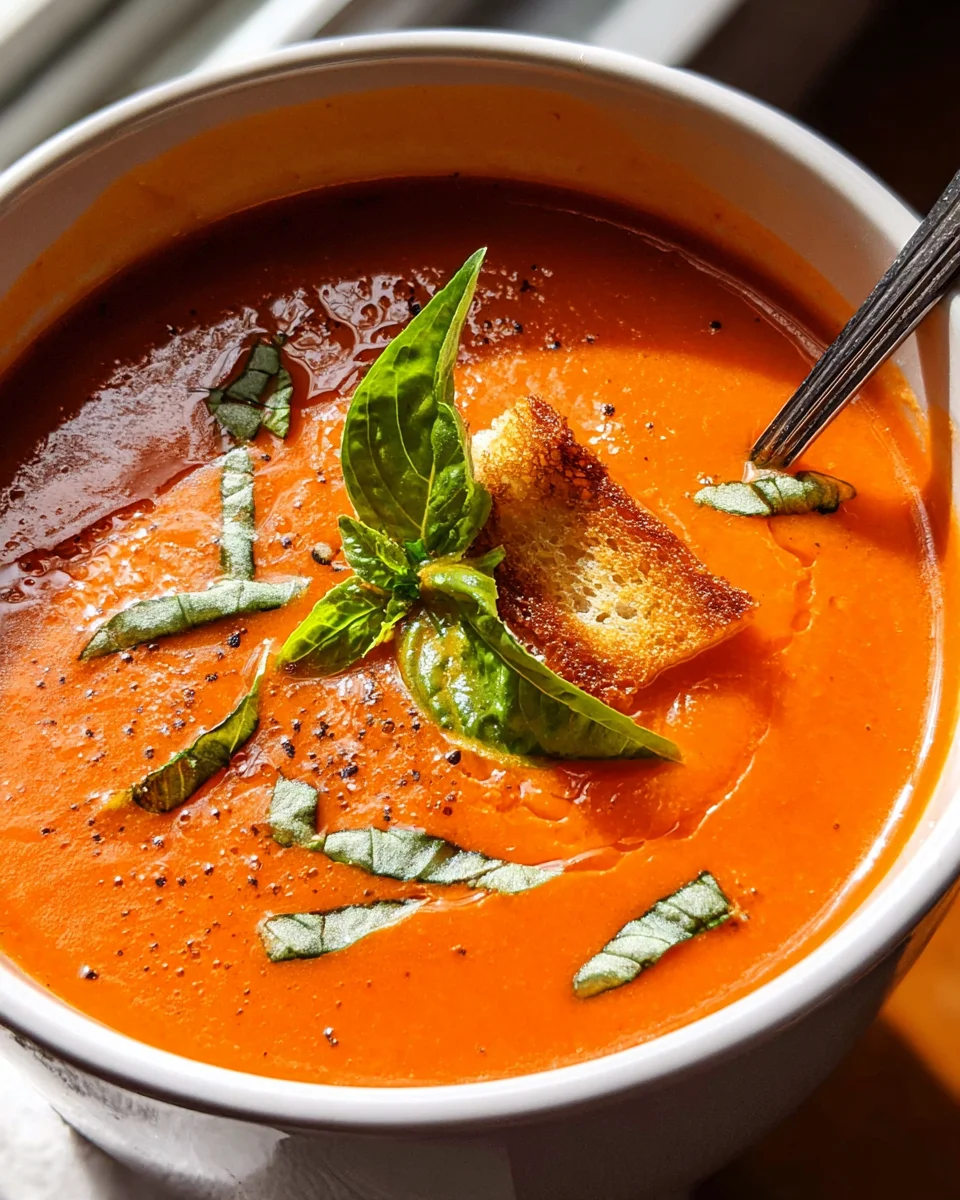 Best Homemade Tomato Soup Recipe