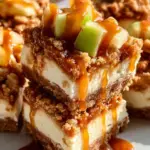 Caramel Apple Cheesecake Bars