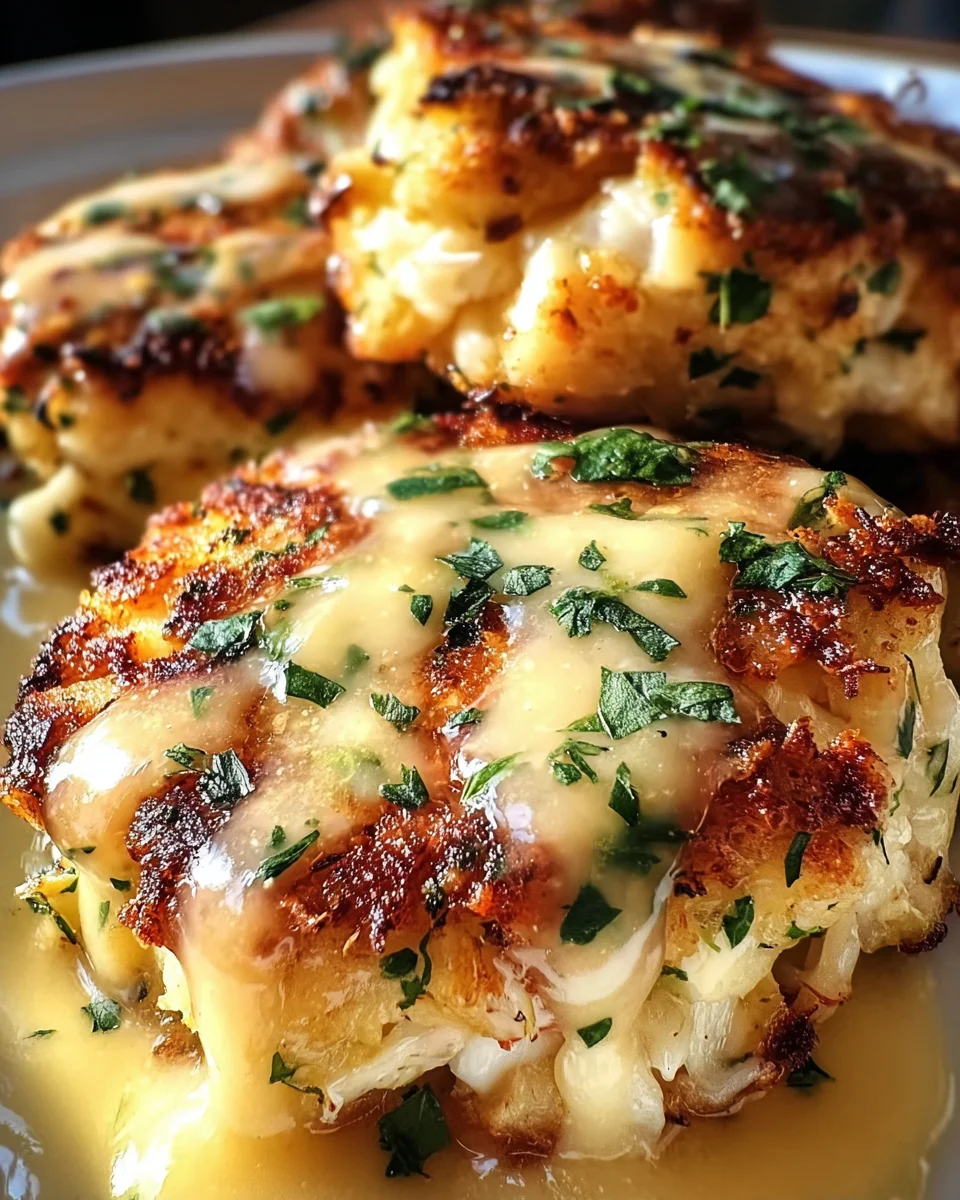 Cheddar Bay Crab Cakes with Lemon Butter Drizzle 20 Cheddar
