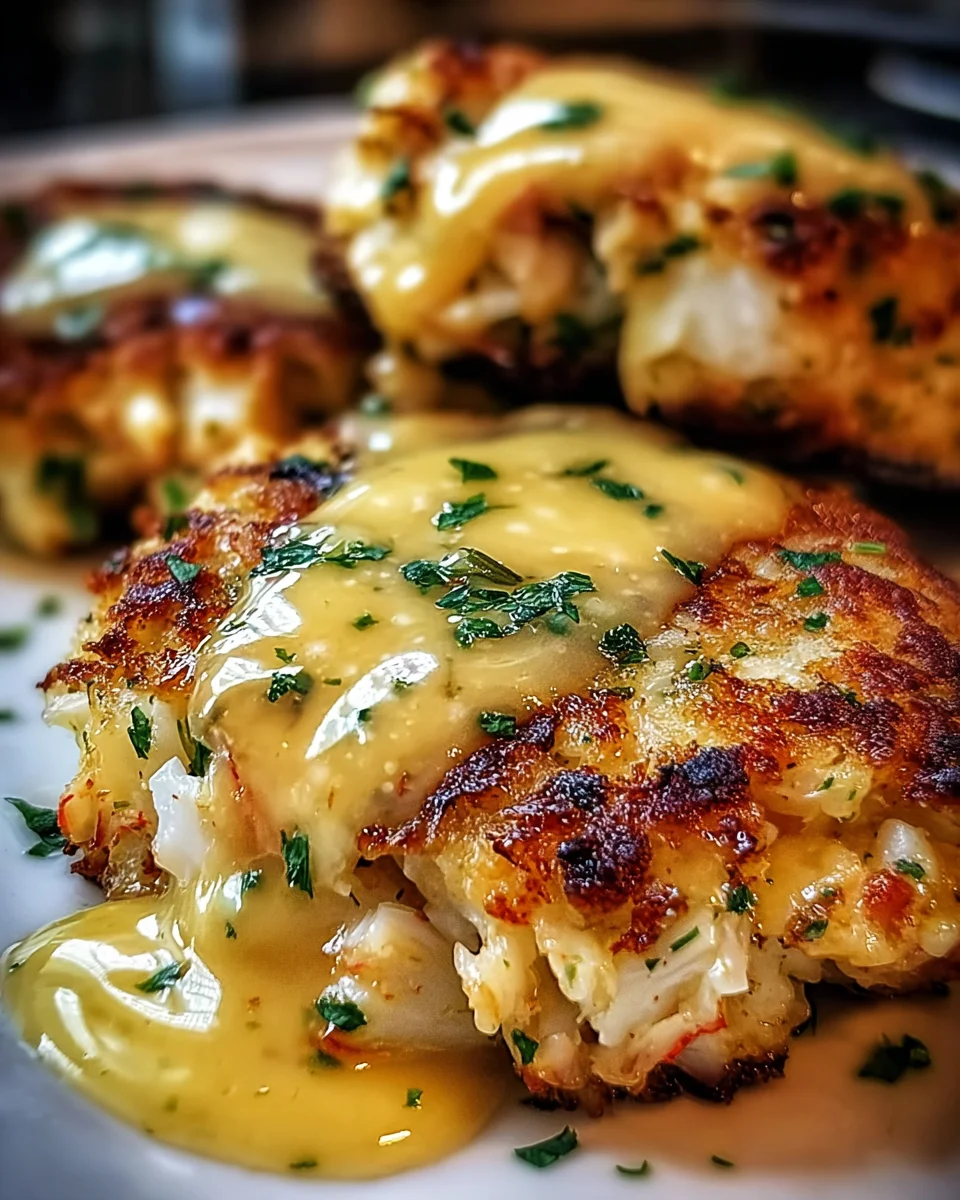 Cheddar Bay Crab Cakes with Lemon Butter Drizzle 21 Cheddar