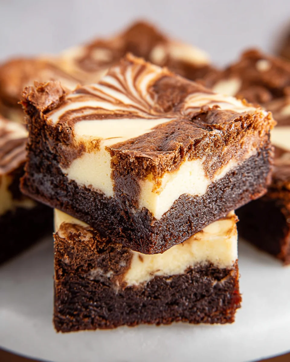 Cheesecake Brownies 19 Cheesecake