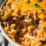 Cheesy Sour Cream Hamburger Hotdish