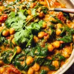Chickpea Spinach Curry (Chana Palak Masala)