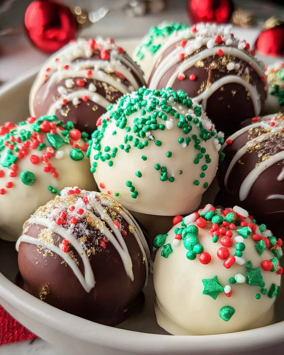 Christmas Oreo Balls