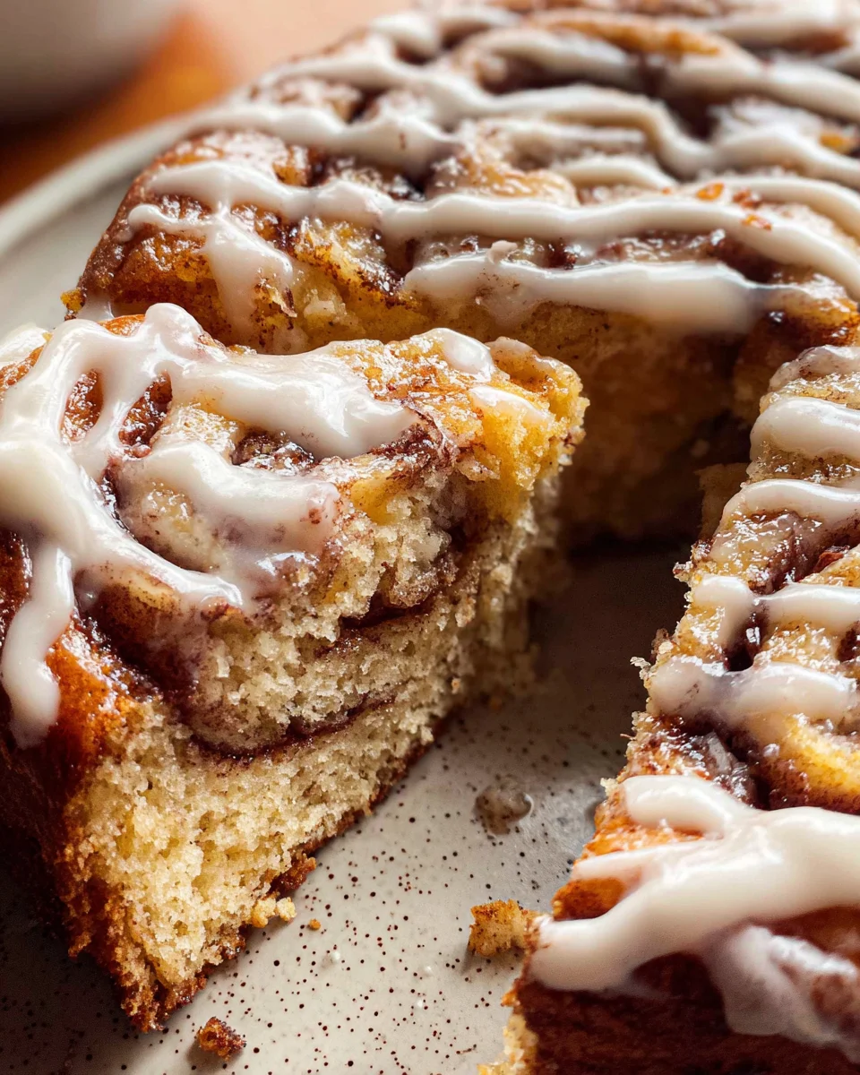 Cinnamon Roll Cake 23 Cinnamon Roll Cake