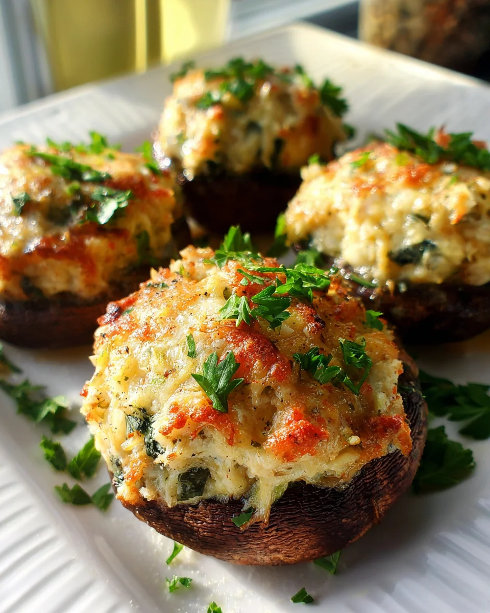 Creamy Crab Stuffed Mushrooms 21 Creamy