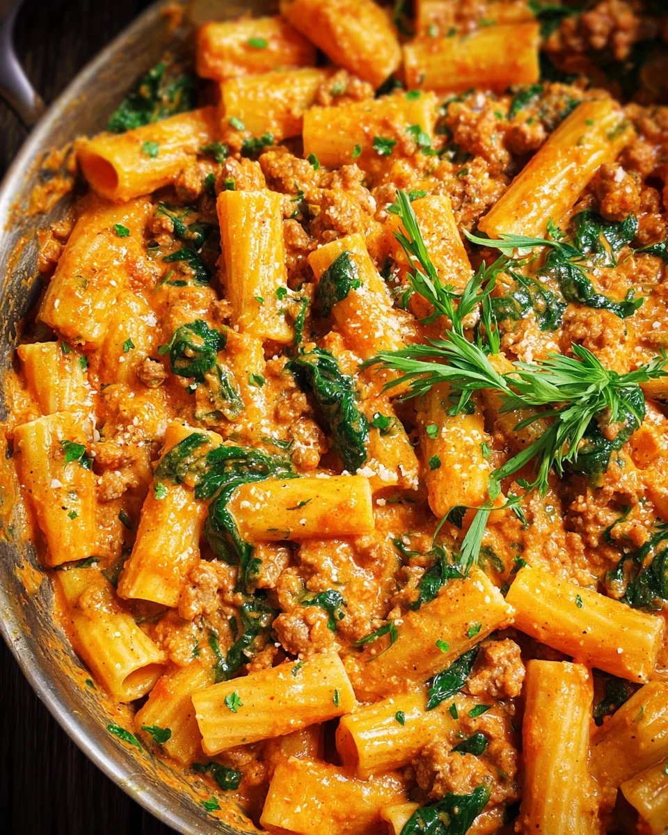 Creamy Sausage Rigatoni (One-Pan, 30-Minute Meal)