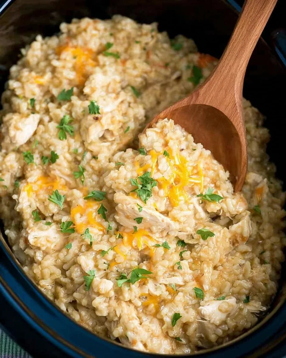 Crock Pot Chicken and Rice Recipe