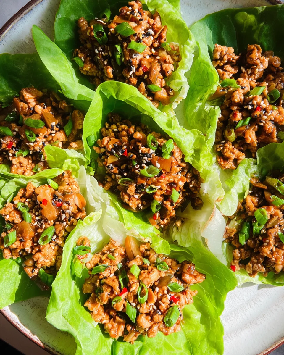 Crunchy PF Chang's Lettuce Wraps