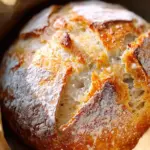 Dutch Oven No Knead Crusty Bread