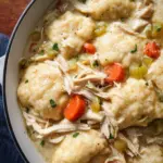 Easy Chicken and Dumplings with Biscuits