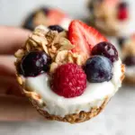 Frozen Yogurt Granola Cups