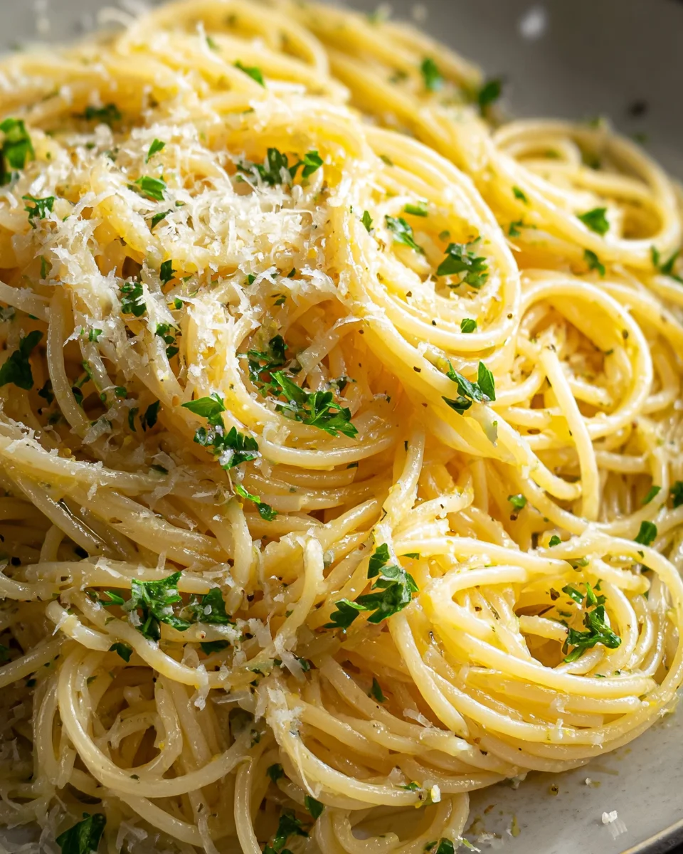 Garlic Buttered Noodles Recipe