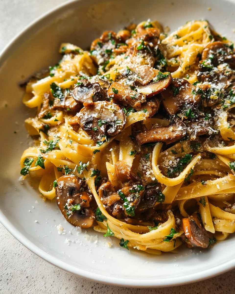 Garlic Mushroom Pasta 23 Garlic