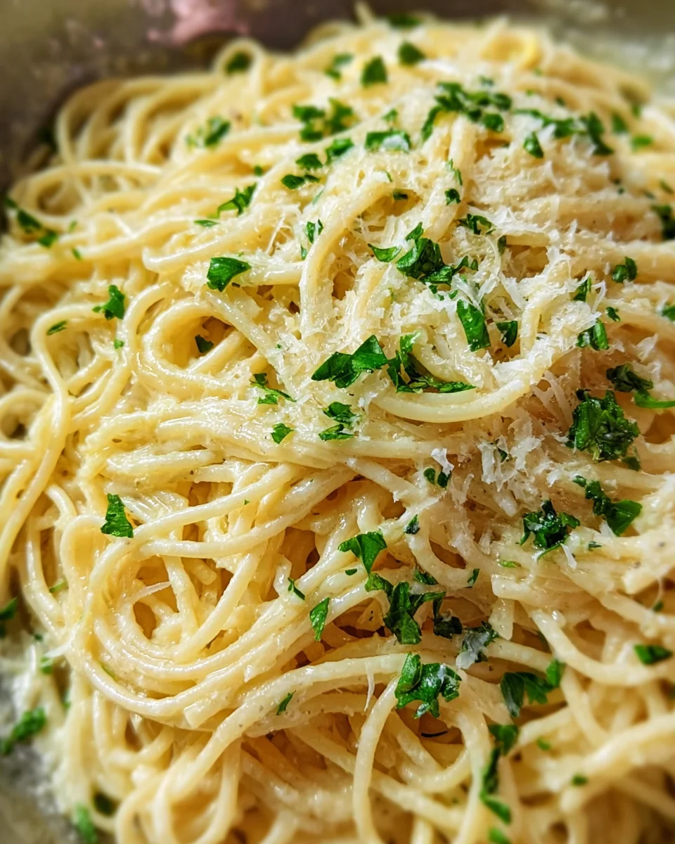 Garlic Parmesan Pasta (One Pot!)