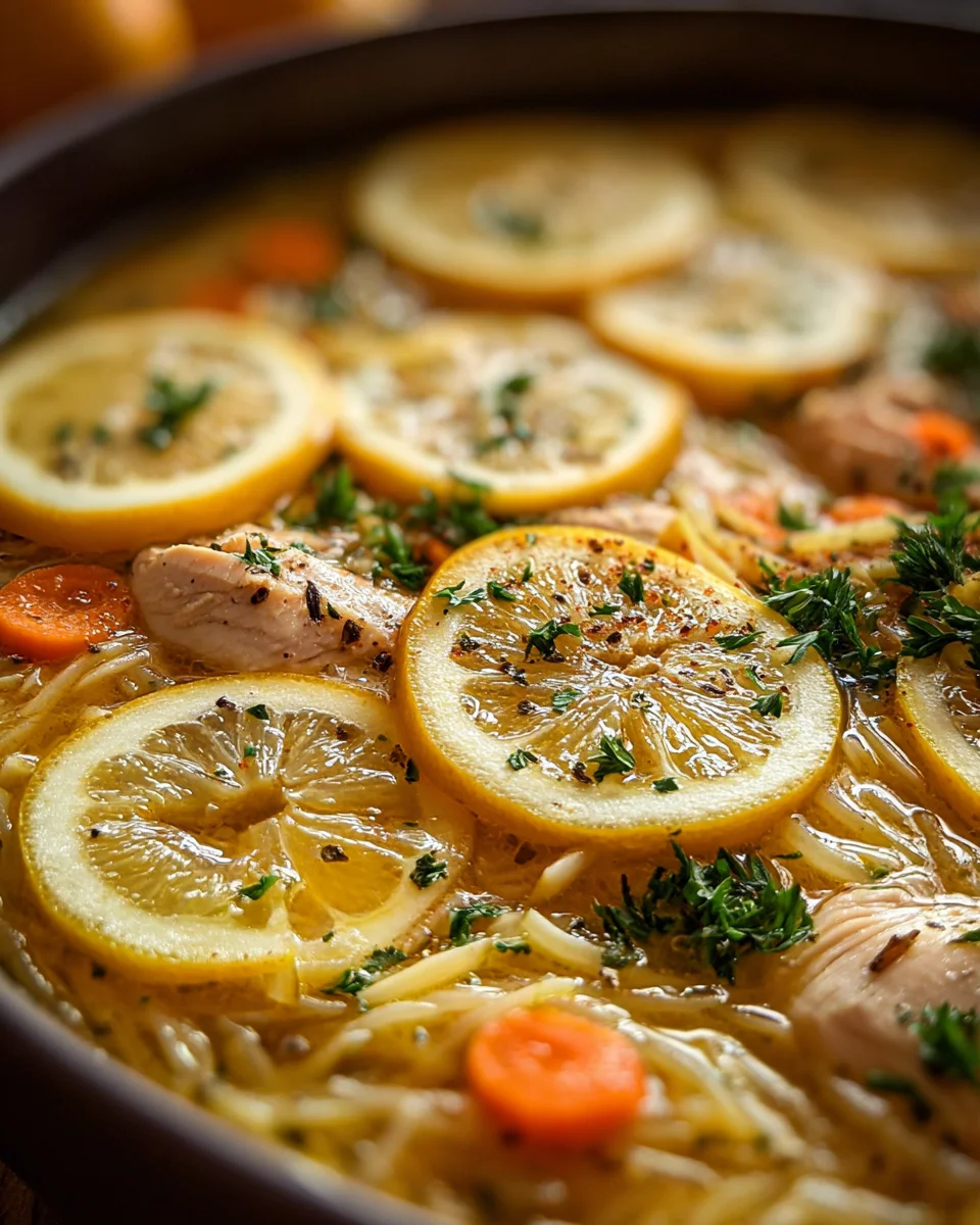 Greek Lemon Chicken Soup