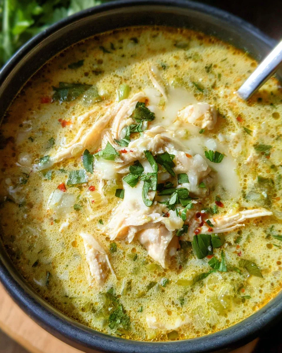 Green Chicken Enchilada Soup 19 Green