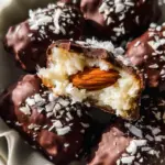 Homemade Almond Joys with Dark Chocolate