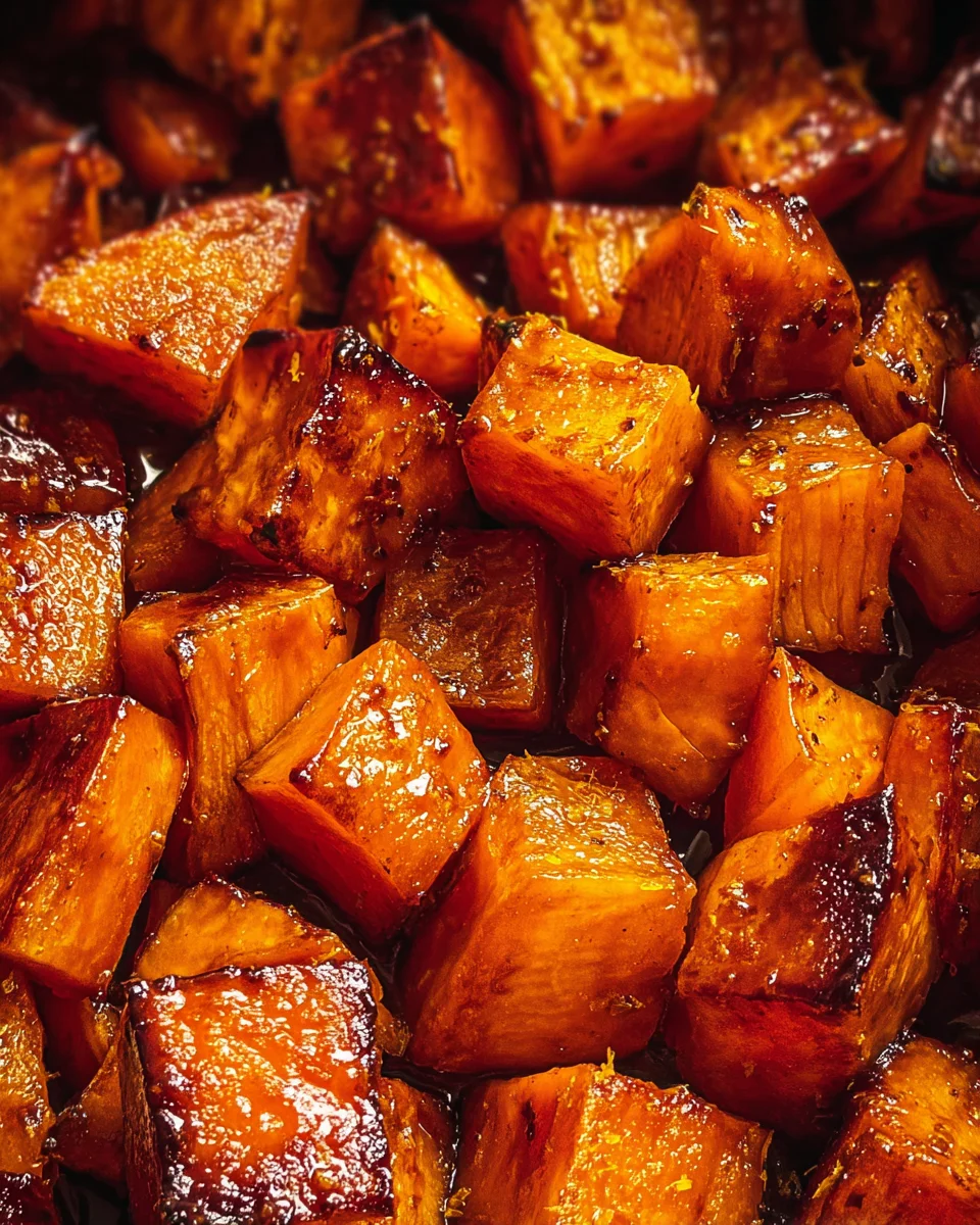 Honey Roasted Sweet Potatoes 16 Honey
