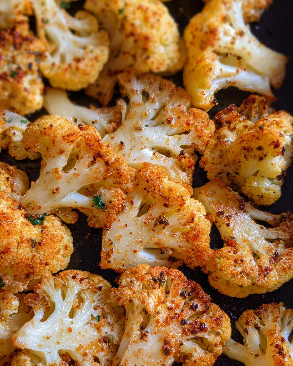 Oven Roasted Cauliflower Recipe
