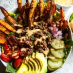 Paleo Burger Bowls with Fries {Whole30}