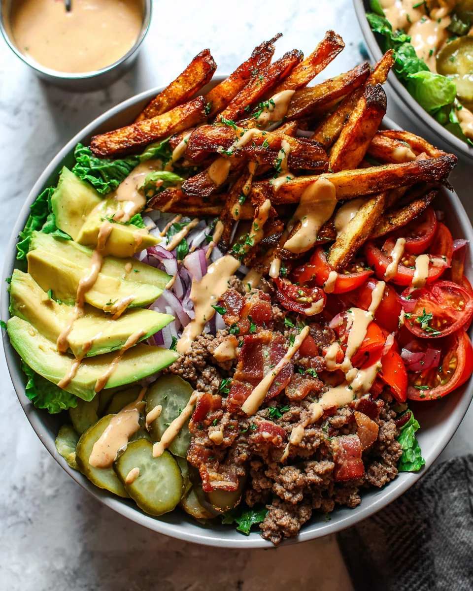 Paleo Burger Bowls with Fries {Whole30} 35 Paleo