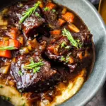 Red Wine Braised Short Ribs in Dutch Oven
