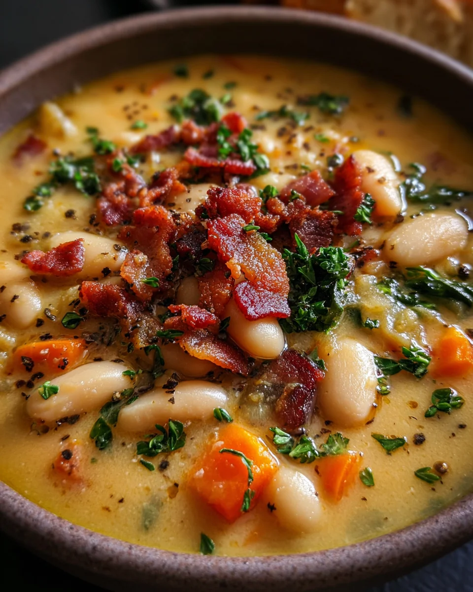 White Bean Soup with Bacon