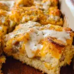 Biscuits and Gravy Breakfast Casserole