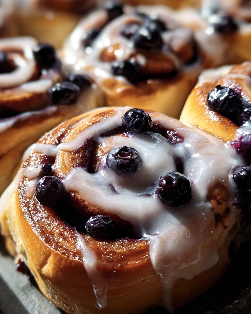 Blueberry Cinnamon Rolls