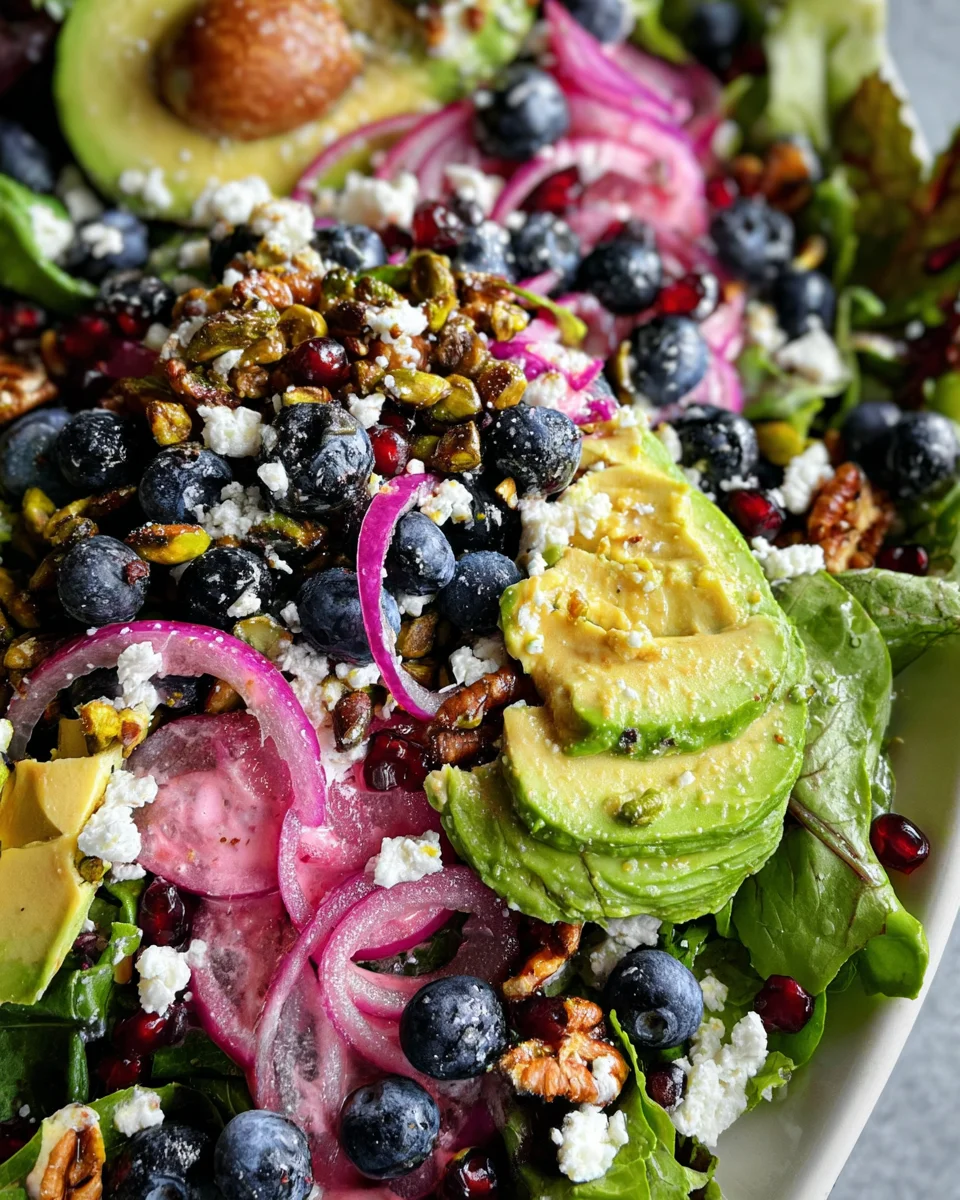Blueberry Pistachio Spring Salad