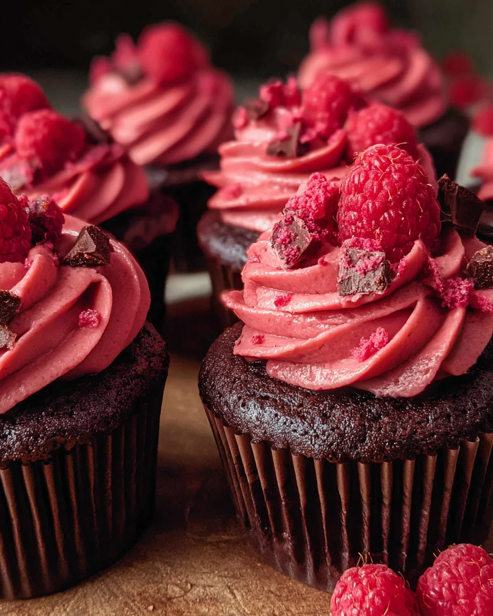 Chocolate Raspberry Cupcakes 21 Chocolate Raspberry Cupcakes