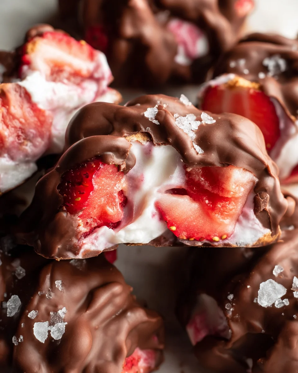 Chocolate Strawberry Yogurt Clusters (Viral Recipe!) 18 Chocolate