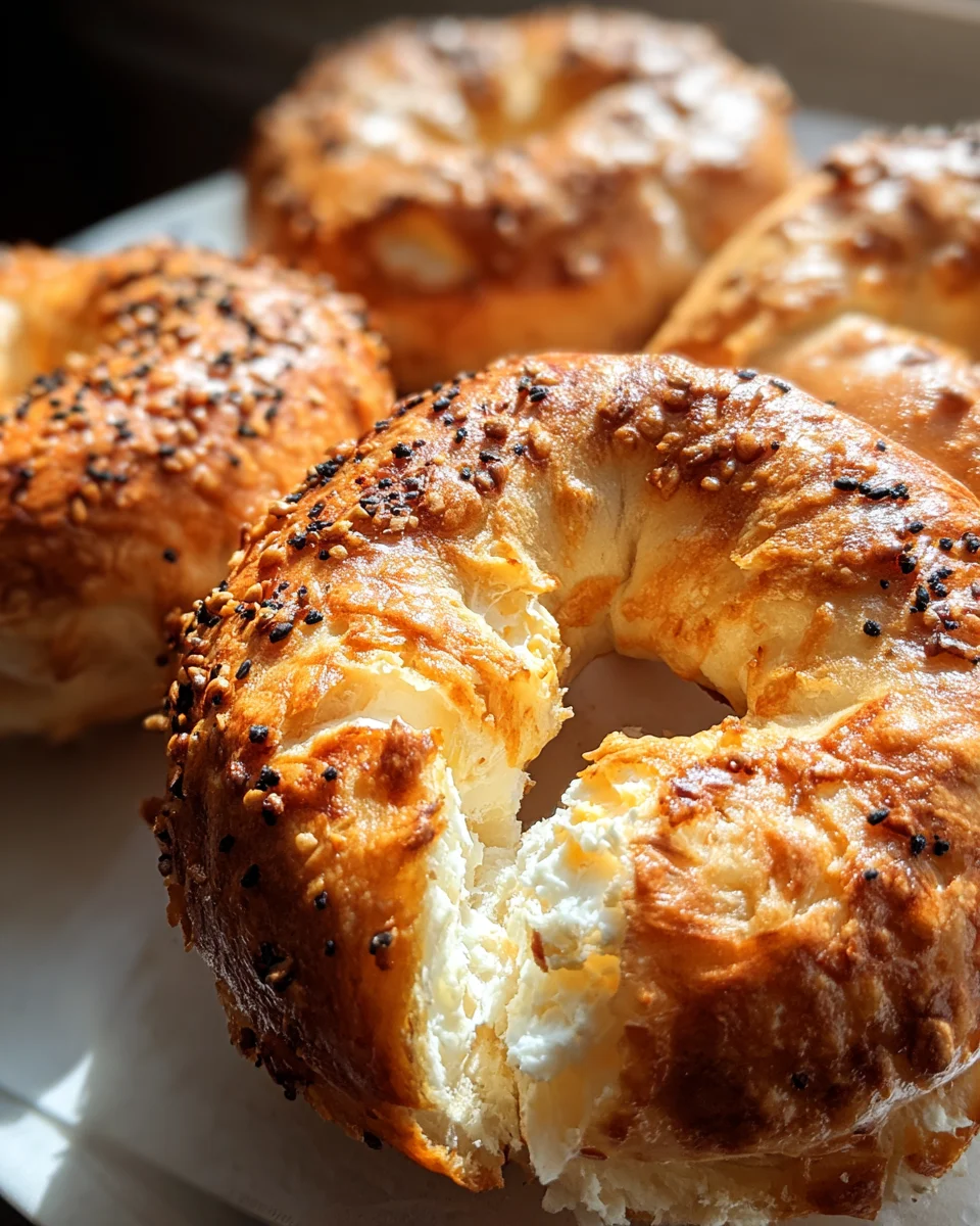 Cottage Cheese Bagels