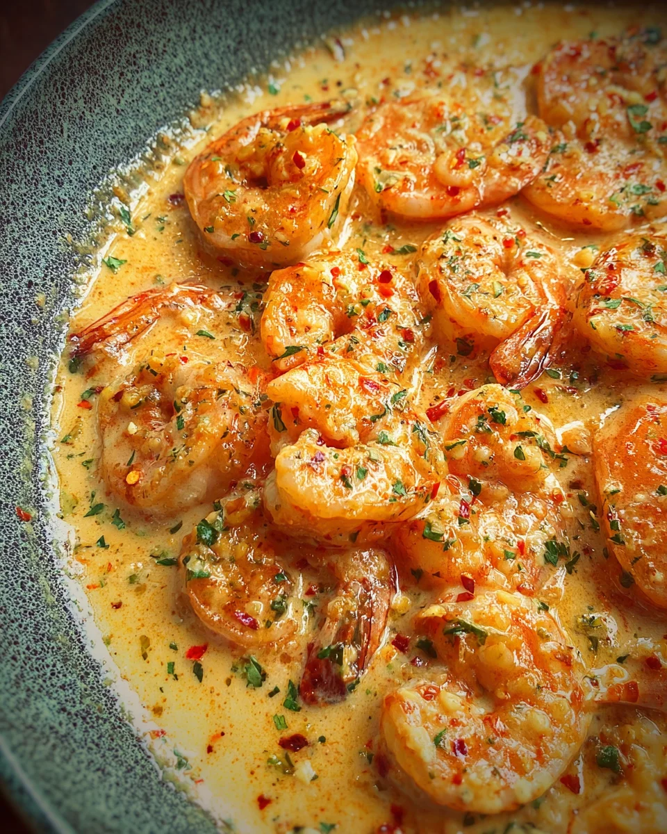 Creamy Garlic Shrimp