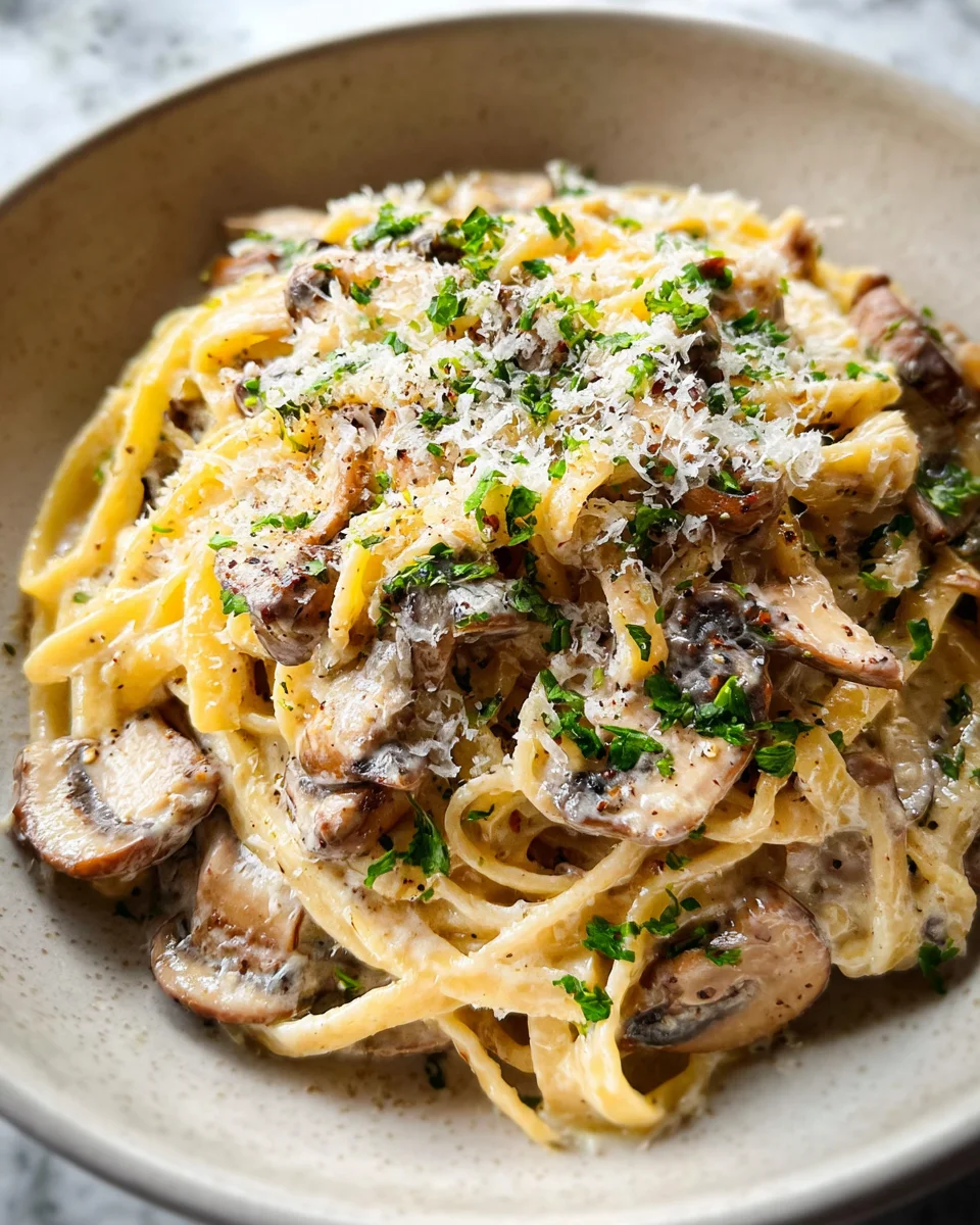 Creamy Mushroom Pasta